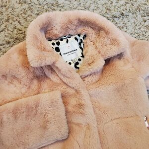 Urban Republic Girls Collection Pink Fur Jaceket Size L 6X‎